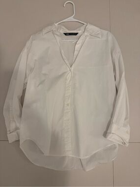 Zara oversized button up - never worn